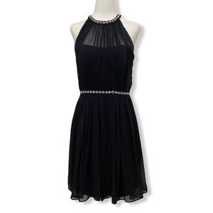 Ever New Black Halter Cocktail Dress